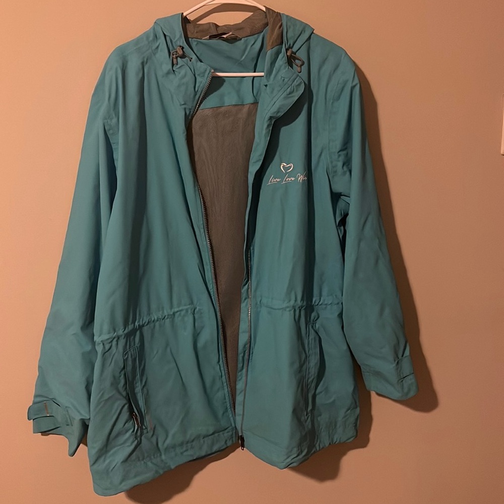 Teal Windbreaker